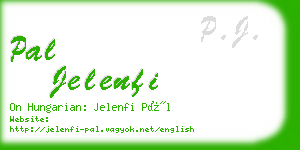 pal jelenfi business card